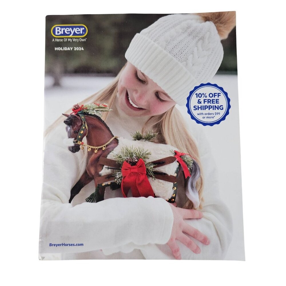 Breyer Holiday 2024 Catalog Magazine Model Horses Merchandise Scrapbooking